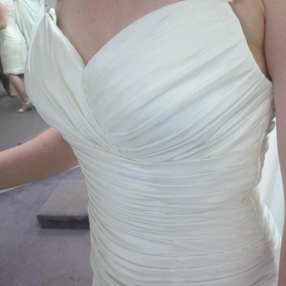 NEW MOONLIGHT GORGEOUS PENCIL IVORY WEDDING DRESS Bachelorette/Destination - Picture 6 of 7